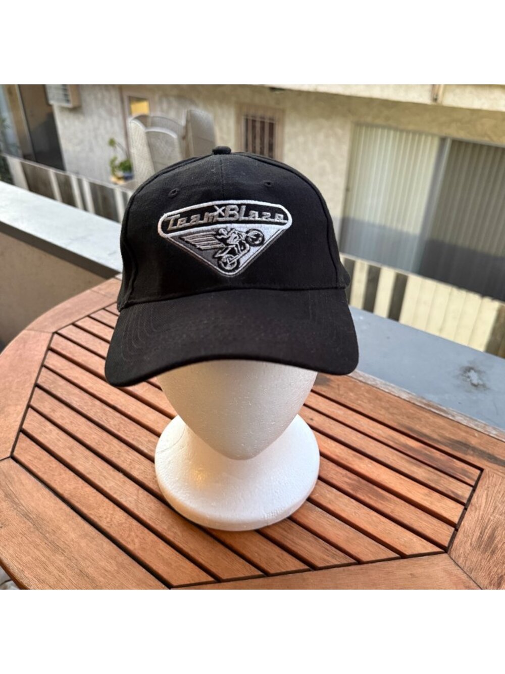 Ghost Rider Team X-Blaze Black Baseball Cap Seba Premium Sportswear Adjustable S